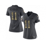 Women's Nike Dallas Cowboys #11 Cole Beasley Limited Black 2016 Salute to Service NFL Jersey