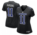 Women's Nike Dallas Cowboys #11 Micah Parsons Carbon Black Fashion Game Jersey