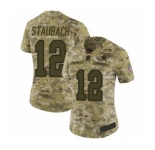 Women's Nike Dallas Cowboys #12 Roger Staubach Limited Camo 2018 Salute to Service NFL Jersey