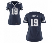 Women's Nike Dallas Cowboys #19 Amari Cooper Game Navy Blue Team Color NFL Jersey