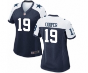 Women's Nike Dallas Cowboys #19 Amari Cooper Game Navy Blue Throwback Alternate NFL Jersey