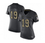 Women's Nike Dallas Cowboys #19 Amari Cooper Limited Black 2016 Salute to Service NFL Jersey