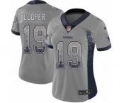 Women's Nike Dallas Cowboys #19 Amari Cooper Limited Gray Rush Drift Fashion NFL Jersey
