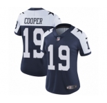 Women's Nike Dallas Cowboys #19 Amari Cooper Navy Blue Throwback Alternate Vapor Untouchable Limited Player NFL Jersey