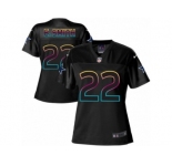 Women's Nike Dallas Cowboys #22 Emmitt Smith Game Black Fashion NFL Jersey