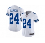 Women's Nike Dallas Cowboys #24 Nolan Carroll Vapor Untouchable Limited White NFL Jersey