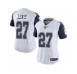 Women's Nike Dallas Cowboys #27 Jourdan Lewis Limited White Rush NFL Jersey