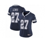 Women's Nike Dallas Cowboys #27 Jourdan Lewis Vapor Untouchable Limited Navy Blue Team Color NFL Jersey