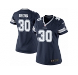 Women's Nike Dallas Cowboys #30 Anthony Brown Limited Navy Blue Team Color NFL Jersey
