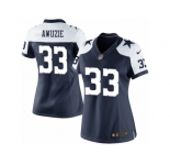 Women's Nike Dallas Cowboys #33 Chidobe Awuzie Limited Navy Blue Throwback Alternate NFL Jersey