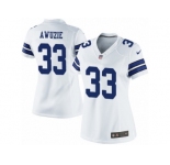 Women's Nike Dallas Cowboys #33 Chidobe Awuzie Limited White NFL Jersey