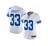 Women's Nike Dallas Cowboys #33 Tony Dorsett Vapor Untouchable Limited White NFL Jersey