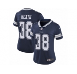 Women's Nike Dallas Cowboys #38 Jeff Heath Vapor Untouchable Limited Navy Blue Team Color NFL Jersey