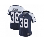 Women's Nike Dallas Cowboys #38 Jeff Heath Vapor Untouchable Limited Navy Blue Throwback Alternate NFL Jersey