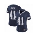 Women's Nike Dallas Cowboys #41 Keith Smith Vapor Untouchable Limited Navy Blue Team Color NFL Jersey