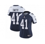 Women's Nike Dallas Cowboys #41 Keith Smith Vapor Untouchable Limited Navy Blue Throwback Alternate NFL Jersey