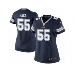 Women's Nike Dallas Cowboys #55 Stephen Paea Navy Blue Team Color NFL Jersey