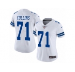 Women's Nike Dallas Cowboys #71 La'el Collins Vapor Untouchable Limited White NFL Jersey