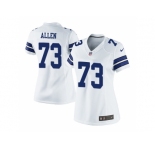 Women's Nike Dallas Cowboys #73 Larry Allen White Stitched NFL Elite jersey