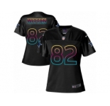 Women's Nike Dallas Cowboys #82 Jason Witten Game Black Fashion NFL Jersey