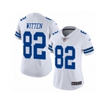 Women's Nike Dallas Cowboys #82 Jason Witten Vapor Untouchable Limited White NFL Jersey