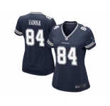 Women's Nike Dallas Cowboys #84 James Hanna Game Navy Blue Team Color NFL Jersey