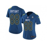 Women's Nike Dallas Cowboys #88 Dez Bryant Navy Stitched NFL Limited NFC 2017 Pro Bowl Jersey