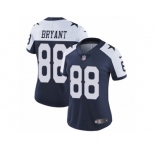 Women's Nike Dallas Cowboys #88 Dez Bryant Vapor Untouchable Limited Navy Blue Throwback Alternate NFL Jersey