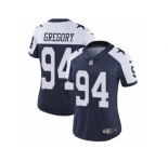 Women's Nike Dallas Cowboys #94 Randy Gregory Vapor Untouchable Limited Navy Blue Throwback Alternate NFL Jersey