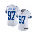 Women's Nike Dallas Cowboys #97 Taco Charlton Vapor Untouchable Limited White NFL Jersey