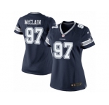 Women's Nike Dallas Cowboys #97 Terrell McClain Limited Navy Blue Team Color NFL Jersey