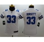 nike women nfl dallas cowboys #33 dorsett white[nike]