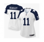 nike women nfl jerseys dallas cowboys #11 beasley white[Elite thankgivings][beasley]