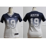 nike women nfl jerseys dallas cowboys #19 austin blue-white[nike drift fashion][second version]