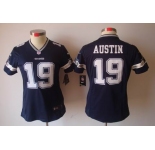 nike women nfl jerseys dallas cowboys #19 austin blue[nike limited]