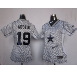 nike women nfl jerseys dallas cowboys #19 austin [fem fan zebra]