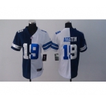 nike women nfl jerseys dallas cowboys #19 austin white-blue[nike split]