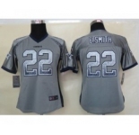 nike women nfl jerseys dallas cowboys #22 e.smith grey[Elite drift fashion]
