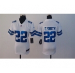 nike women nfl jerseys dallas cowboys #22 e.smith white[nike]
