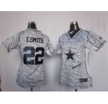 nike women nfl jerseys dallas cowboys #22 e.smitth [fem fan zebra]