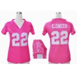 nike women nfl jerseys dallas cowboys #22 e.smitth pink[draft him ii top]