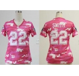 nike women nfl jerseys dallas cowboys #22 smitth pink[fashion camo][smitth]