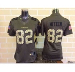 nike women nfl jerseys dallas cowboys #82 witten army green[nike Limited Salute To Service]