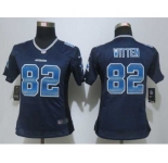 nike women nfl jerseys dallas cowboys #82 witten blue[Strobe Limited]