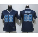 nike women nfl jerseys dallas cowboys #88 bryant blue[Strobe Limited][bryant]