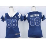 nike women nfl jerseys dallas cowboys #88 bryant blue[fashion Rhinestone sequins]