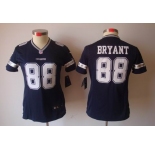 nike women nfl jerseys dallas cowboys #88 bryant blue[nike limited]