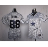 nike women nfl jerseys dallas cowboys #88 bryant [fem fan zebra]