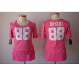 nike women nfl jerseys dallas cowboys #88 bryant pink[breast cancer awareness]
