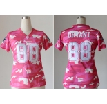 nike women nfl jerseys dallas cowboys #88 bryant pink[fashion camo]